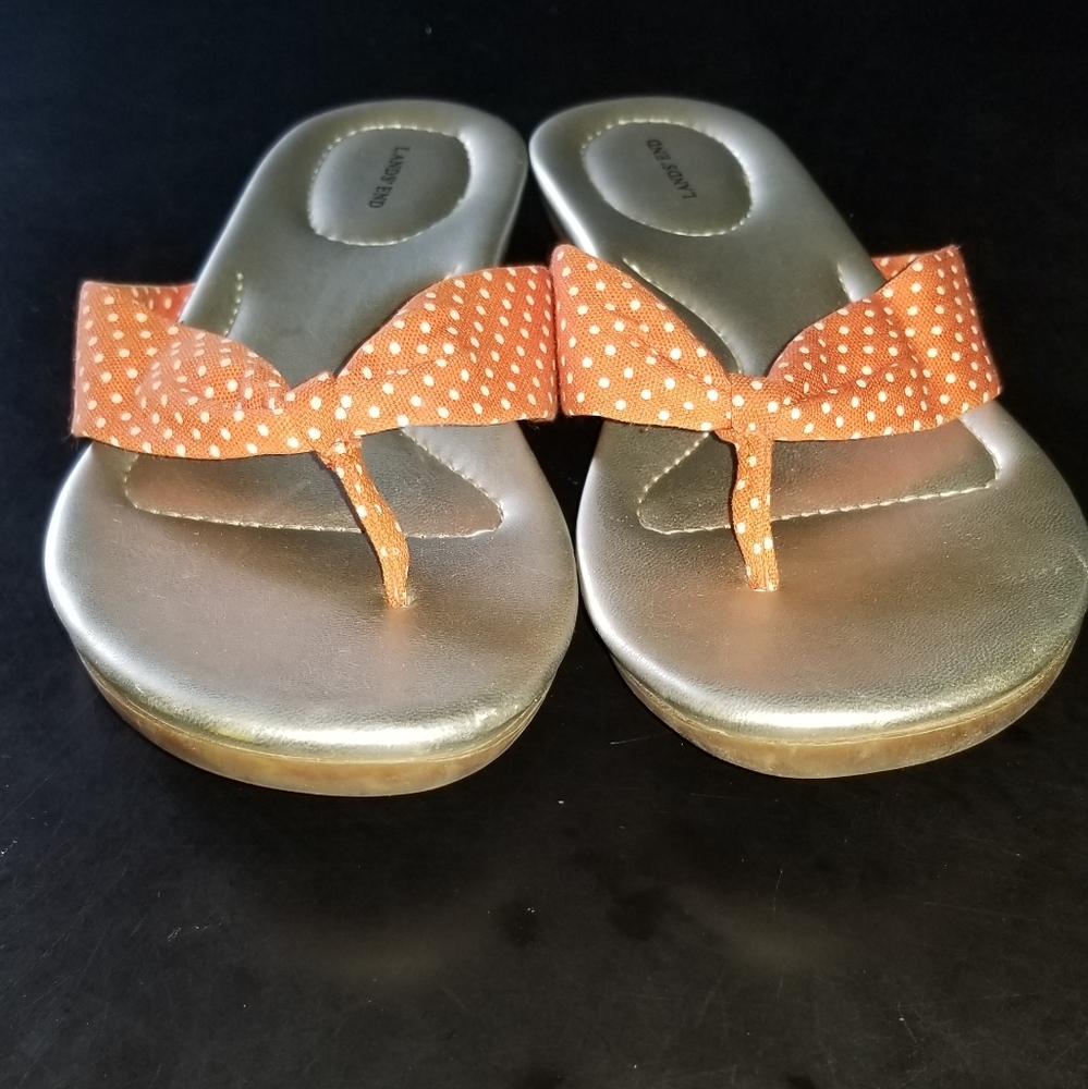 LAND'S END CANVAS FLIP FLOP
